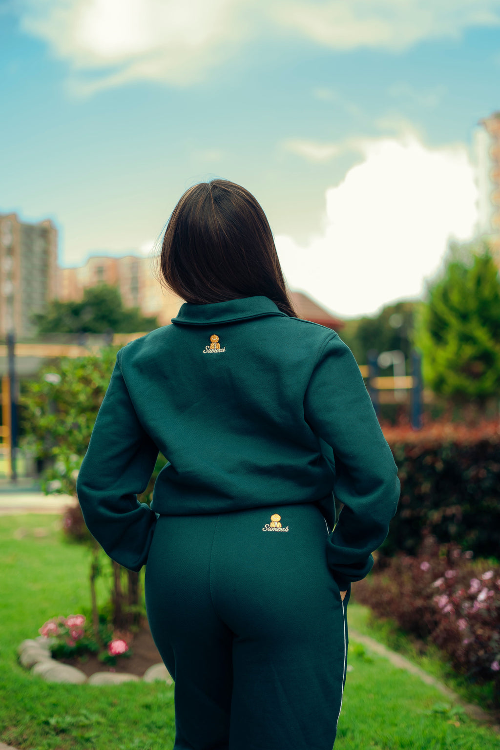 Sudadera Bosque de Encenillos Quarter-Zip