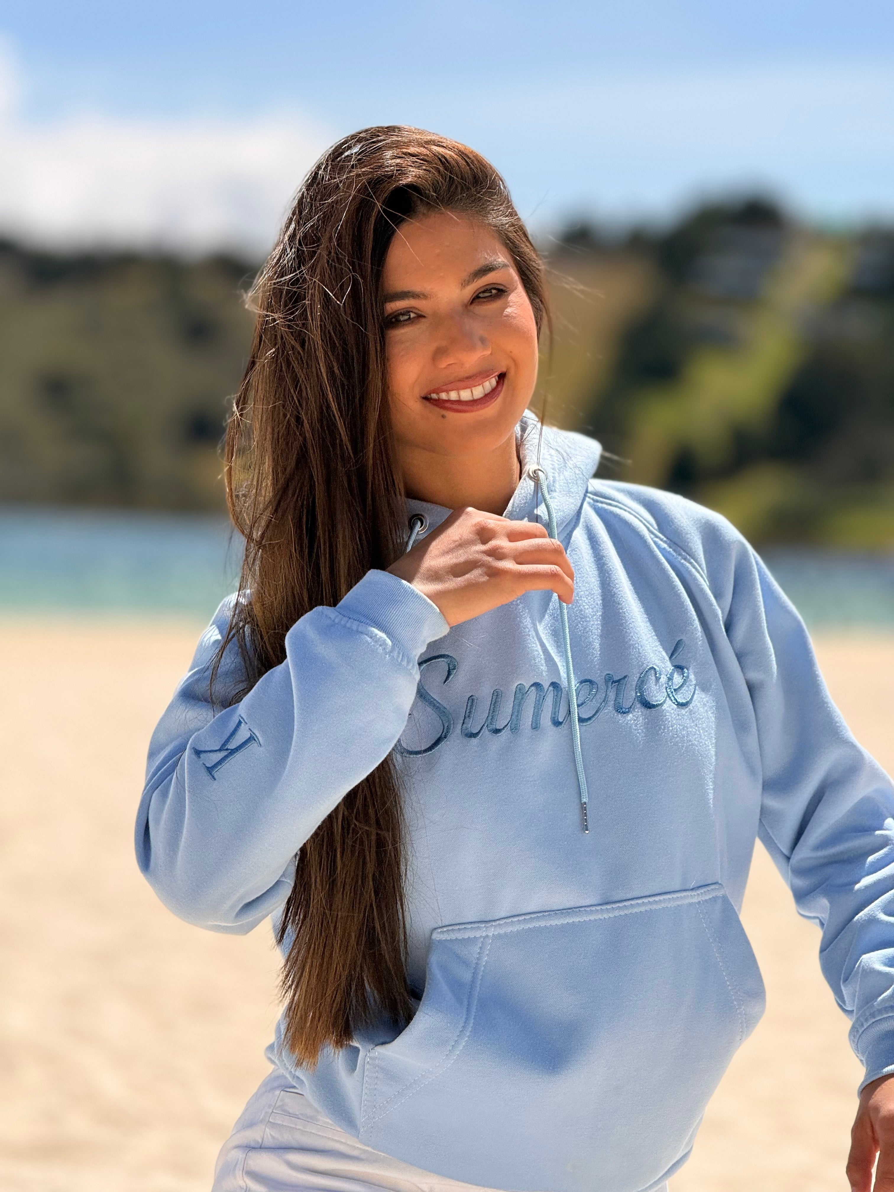 Hoodie Sumercé Azul CIelo